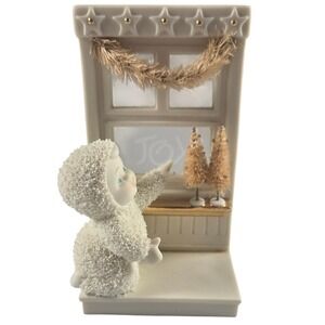 Dept 56 Snowbabies A Baby Brings‎ Joy Window Figurine Christmas 2005 #5669720